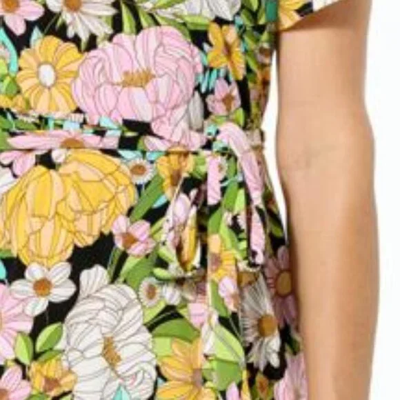 Nina Leonard Floral Dress - Picture 3 of 6